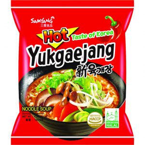 Samyang Noodles spicy mushroom flavor yukgaejang