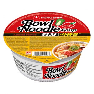 Nongshim Bowl noodle kimchi flavor