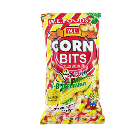 W.L. Foods Cornbit snack - barbecue smaak