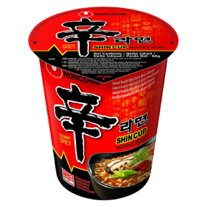 Nongshim Shin cup noodle spicy ramyun