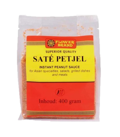 Flower Brand  Peanut saus "saté petjel"