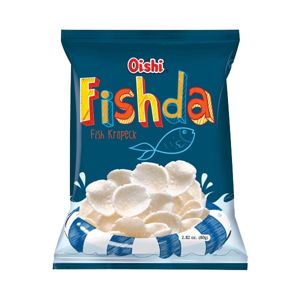 Oishi Fishda (kroepoek met vis smaak)