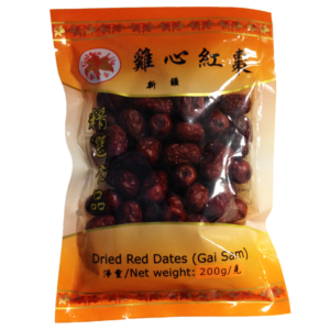 Golden Lily Dried red dates gai sam (雞心紅棗)