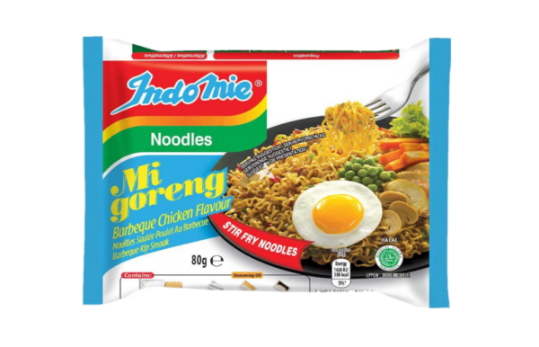 Indomie  Mie goreng barbeque chicken flavour noodle