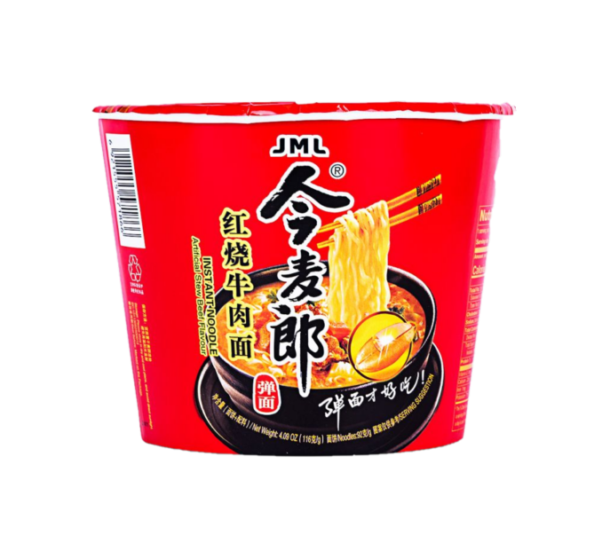JinMaLang Stewed beef flavor instant bowl noodles 今麦郎 紅燒牛肉碗麵