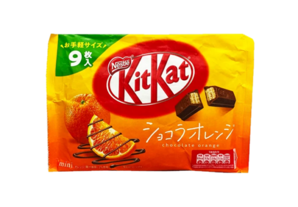 Nestle  KitKat chocolate orange flavor
