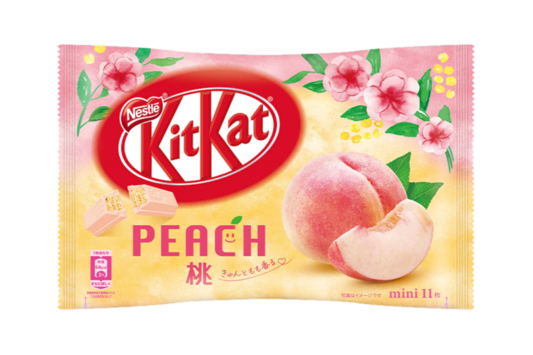 Nestle KitKat peach flavour