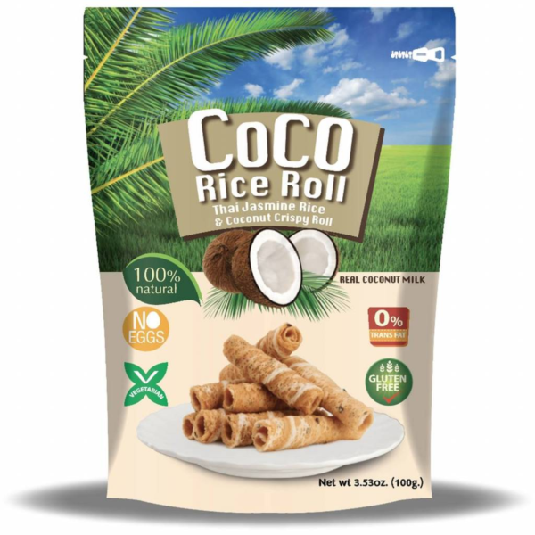 CoCo Crispy coconut rice roll coconut flavor