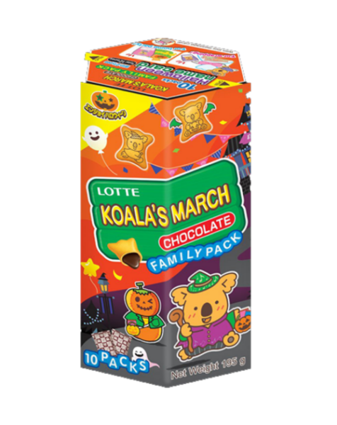 Lotte Koala's march halloween biscuit family pack