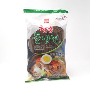 Wang Korea Koude boekweit noedels met hete saus (hamheung bibim naengmyeon)