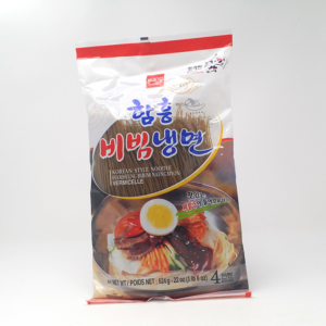 Wang Korea Koude boekweit noedels met hete saus (hamheung bibim naengmyeon)
