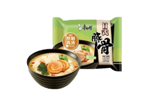 Mr Kon Noodle bone broth japanese flavor (康师傅 日式豚骨高汤方便面)