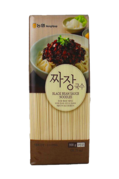 NongHyup Korean style dried noodles for black bean sauce dishes