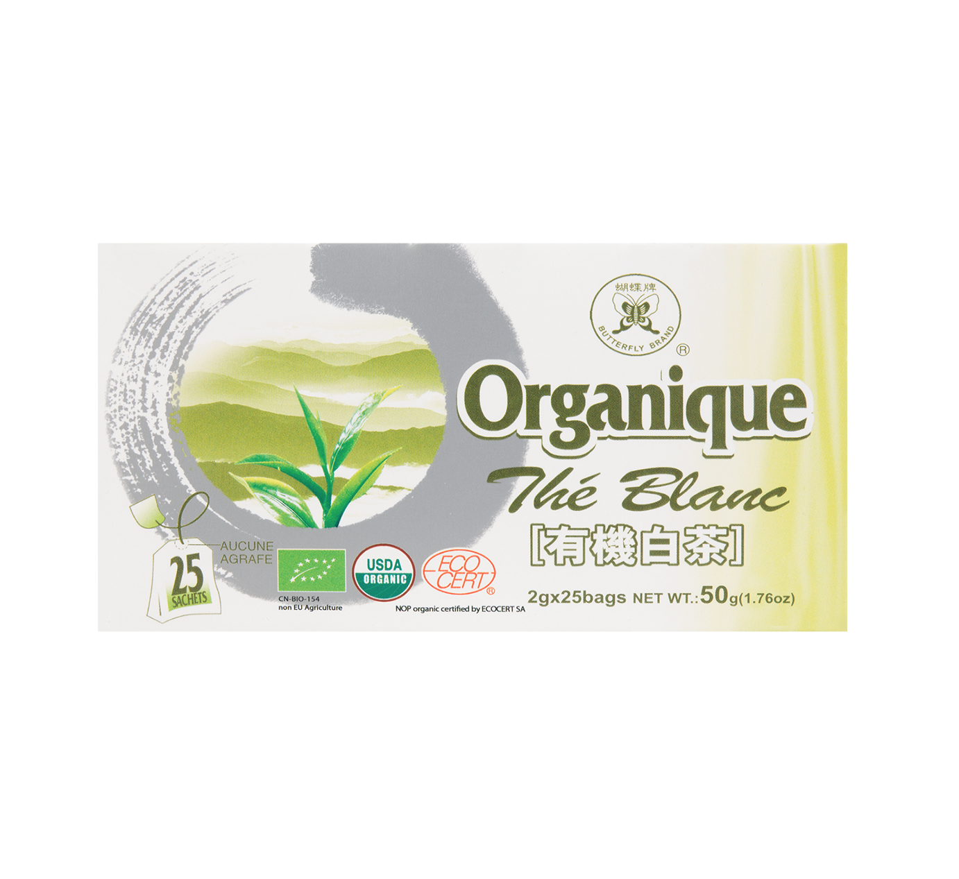 Butterfly  Organic white tea