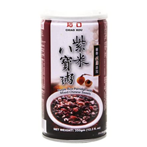 Chiao Kuo Purple rice porridge with mixed Chinese sweets (巧口 紫米八宝粥)