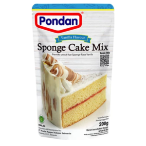 Pondan  Pondan sponge cake mix vanilla flavor 200g