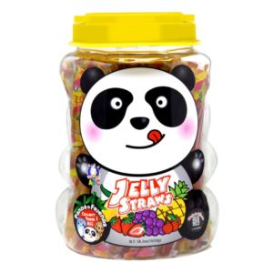 ABC Jelly straws assorted panda & friends