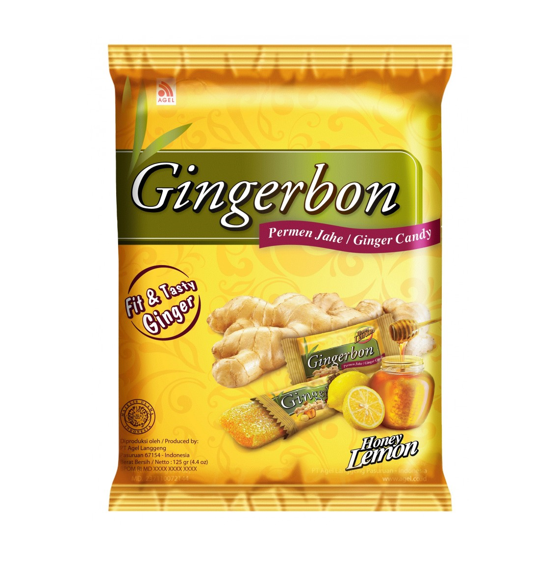 Agel  Ginger candy honey lemon flavour