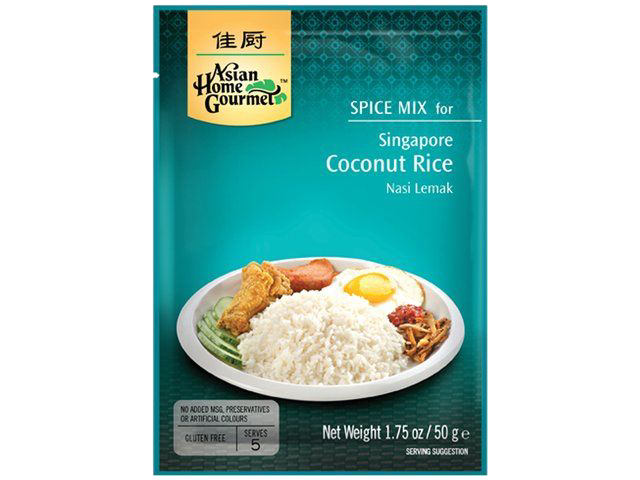 Asian Home Gourmet Kruidenmix voor Singapore kokosrijst (nasi lemak)