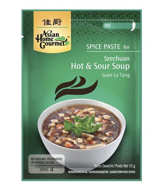 Asian Home Gourmet Kruidenpasta voor pikant & zure soep Szechuan stijl