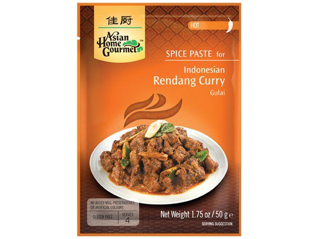 Asian Home Gourmet Kruidenpasta voor Indonesisch rendang curry (gulai)