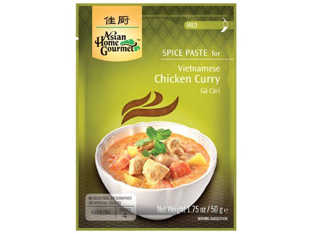 Asian Home Gourmet Kruidenpasta voor Vietnamese kip curry