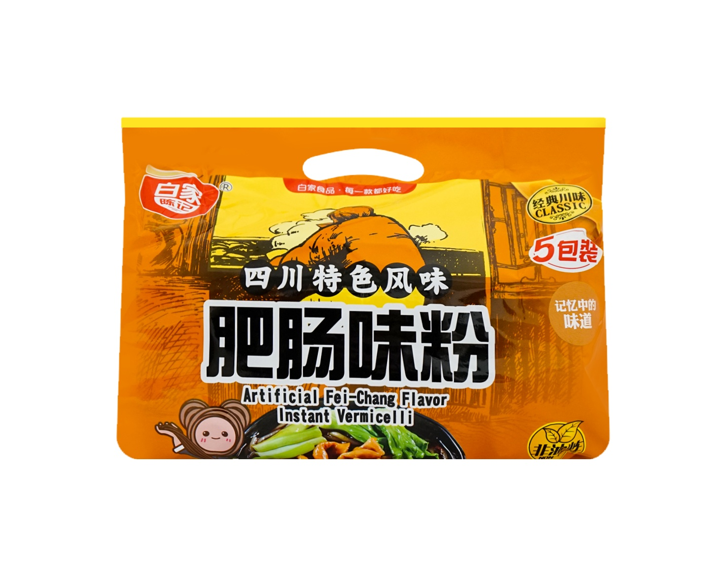 Bai Jia  Vermicelli spicy artificial fei-chang flavor multipack (白家陈记 肥肠味粉)