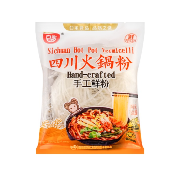 Bai Jia Sichuan hot pot vermicelli (白家陈记 四川火锅粉)