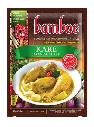 Bamboe Kant-en-klare kruiden voor Javanese curry (kare)