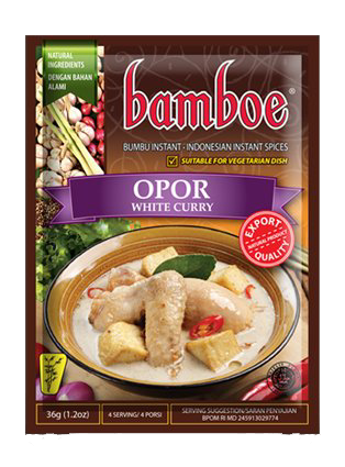 Bamboe Kant-en-klare kruiden voor witte curry (opor)