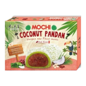 Bamboo House  Mochi coconut pandan - red bean flavor (vegan)