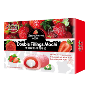 Bamboo House Mochi double fillings strawberry milk
