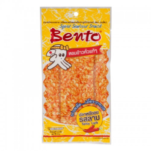 Bento  Squid seafood snack spicy larb flavour