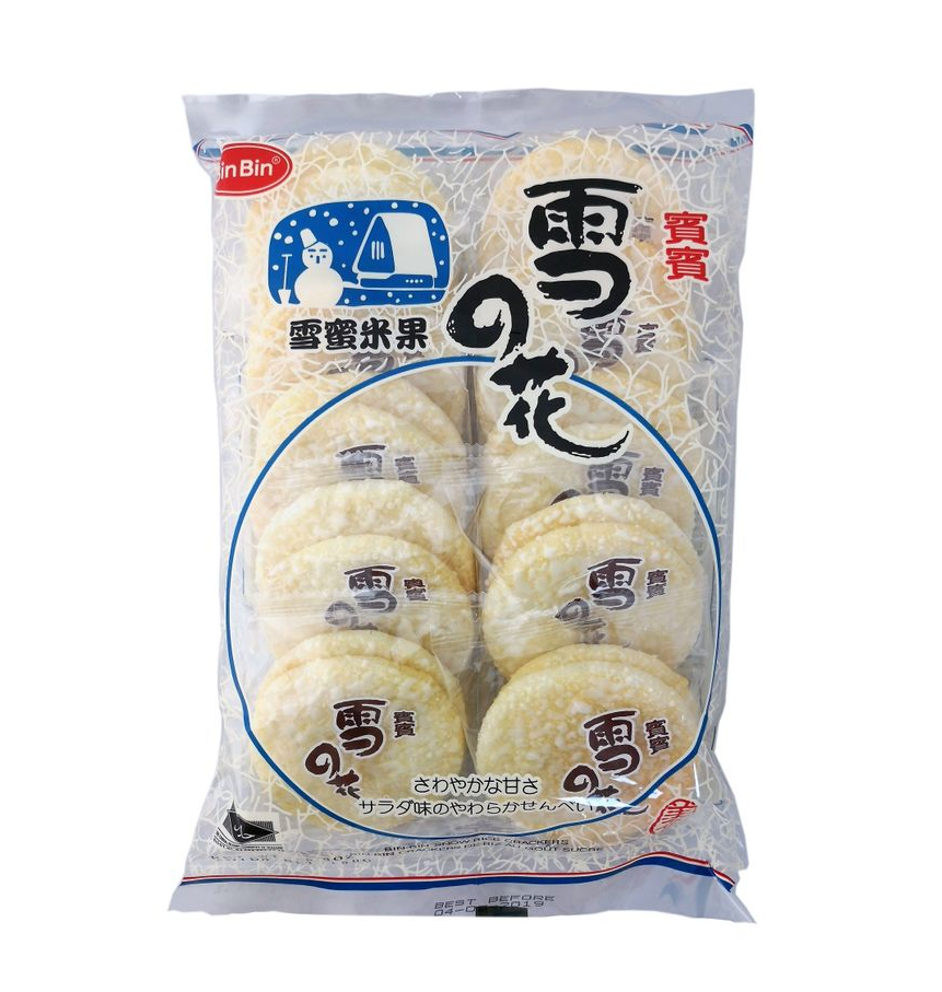 Bin Bin Snow rice crackers