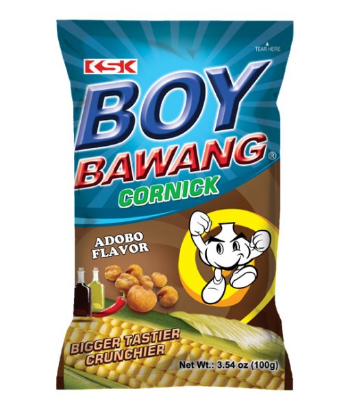Boy Bawang Cornick adobo flavor