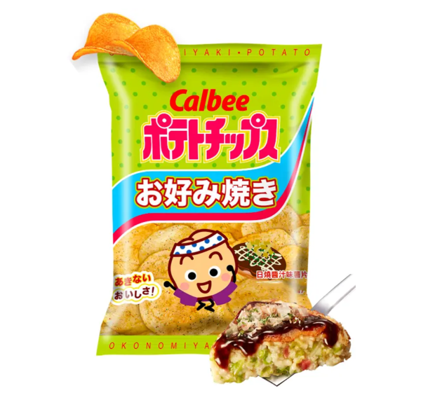 Calbee  Potato chips okonomiyaki flavour