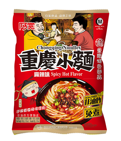 Bai Jia Chongqing noodles spicy hot flavor (白家重慶小麵 麻辣小麵)