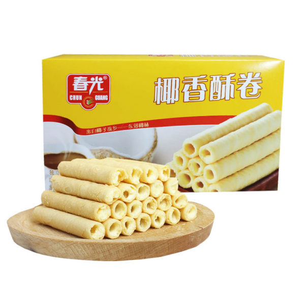 Chun Guang Coconut wafer roll (春光 椰香酥卷)