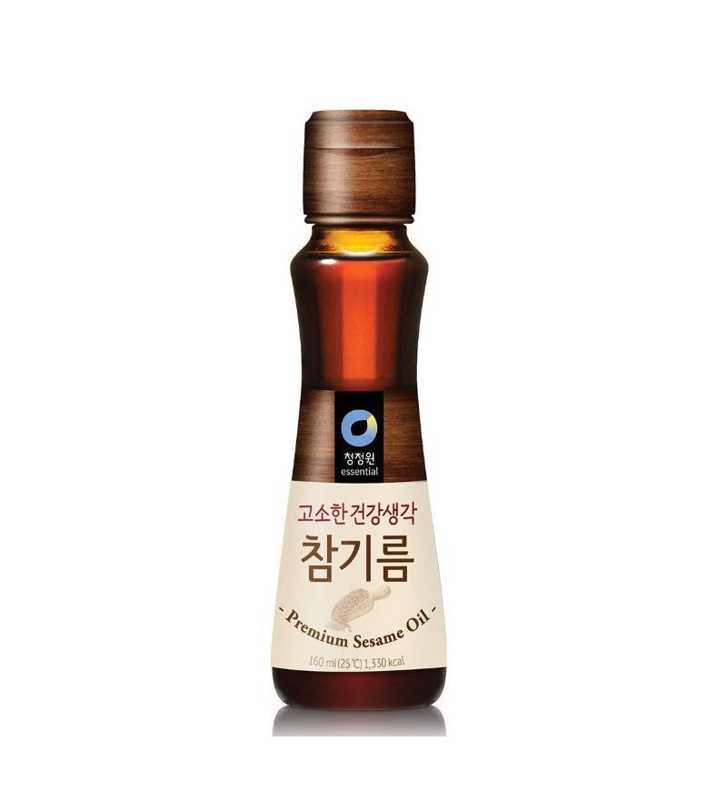 Chung Jung One Premium sesam olie (160ml) 청정원 통참깨 참기름