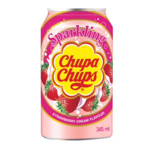 Chupa Chups Sparkling chupa chups strawberry & cream drink