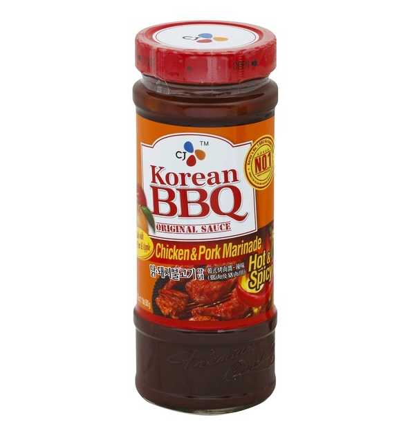 CJ Korean BBQ sauce for chicken and pork hot & spicy