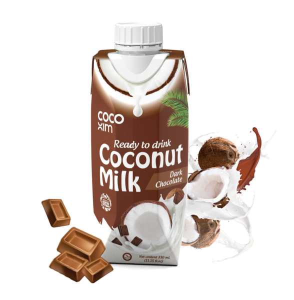 Coco Xim Coconut milk drink with dark chocolate flavour