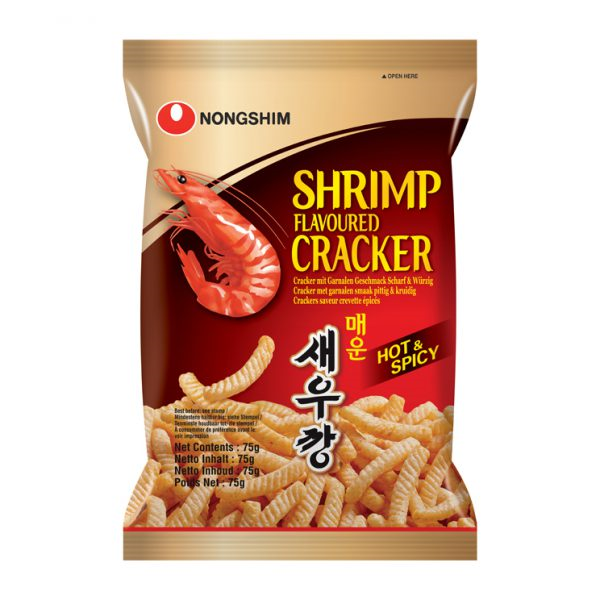 Nongshim Shrimp flavoured cracker hot & spicy
