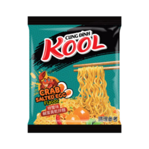 Kool Brand  Kool noodles crab salted egg flavor