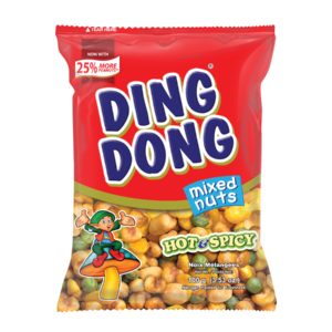 Ding Dong  Mixed nuts hot & spicy