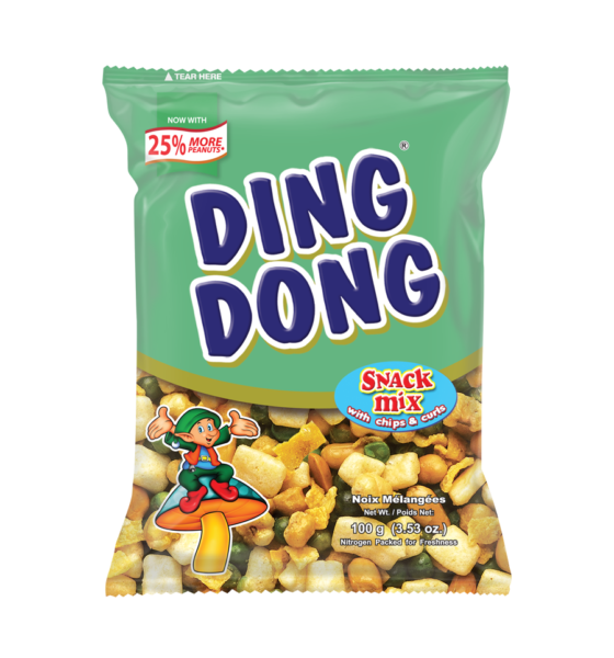 Ding Dong Snack mix with chips & curls