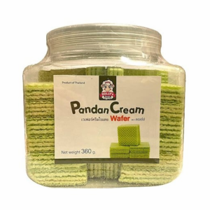 Dolly's Pandan cream wafer