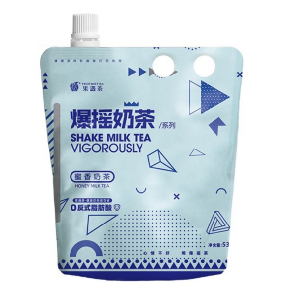 Fruit meet tea [BBD: 25/05/2022] Honey milk tea (果遇茶 爆摇奶茶 蜜香奶茶)