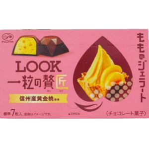 Fujiya Grain of luxury chocolate - peach parfait (ルック一粒の贅匠(蜜芋)