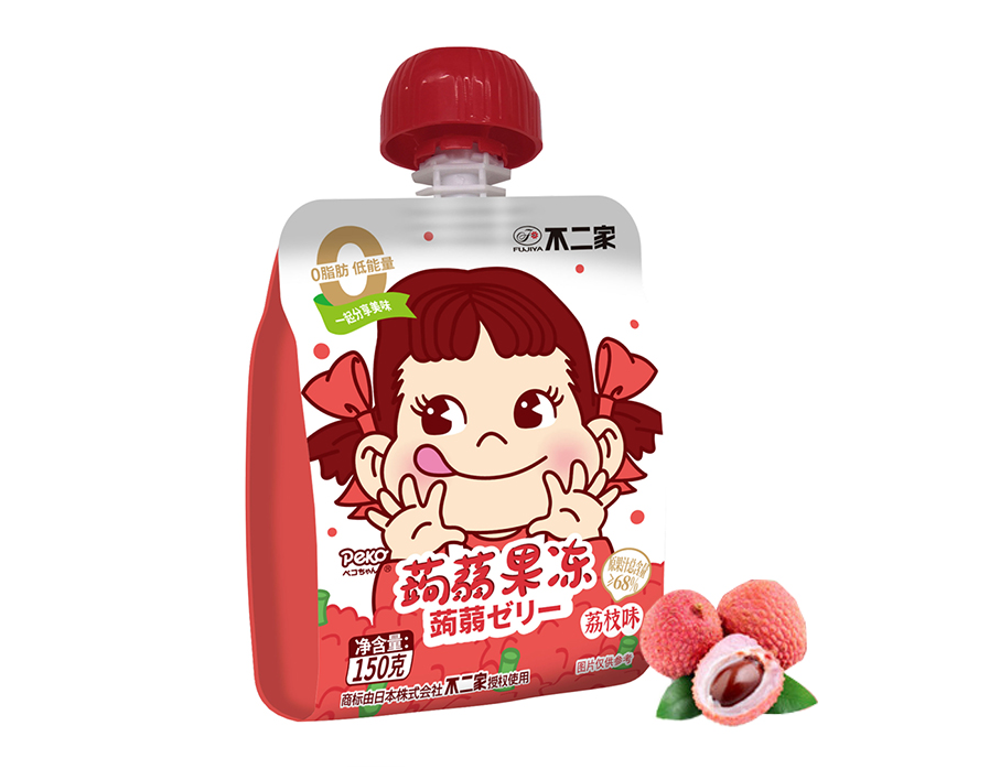 Fujiya Jelly lychee flavour